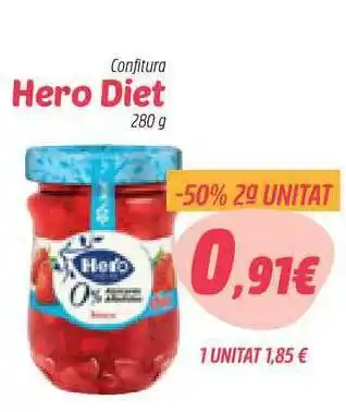 Plusfresc Hero Diet Confitura 280g oferta