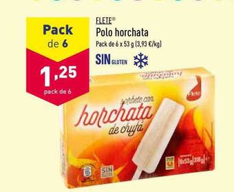 ALDI Flete Polo Horchata oferta