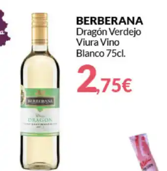 PrimaPrix Berberana Dragón Verdejo Viura Vino Blanco 75cl oferta