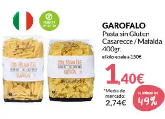 PrimaPrix Garofalo Pasta sin Gluten casarecce/Mafalda 400gr oferta