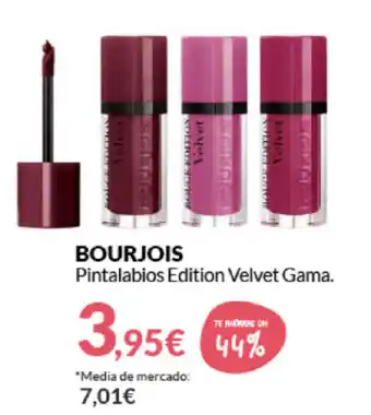 PrimaPrix Bourjois Pinralabios Edition Velvet Gama oferta