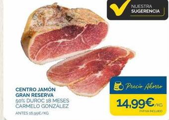 Supermercados La Despensa Centro jamón gran reserva oferta