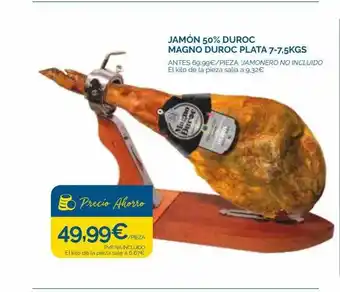 Supermercados La Despensa Jamón 50% duroc magno duroc plata 7-7.5kgs oferta