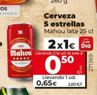 Dia Cerveza 5 Estrellas oferta