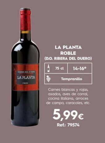 Makro La Planta Roble D.O Ribera del Duero oferta