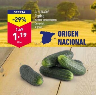 ALDI Pepino oferta