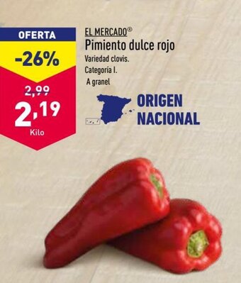 ALDI Pimiento dulce rojo oferta