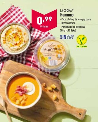 ALDI La Cocina Hummus oferta