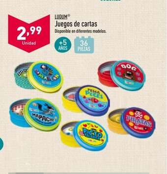 ALDI Juegos de Cartas oferta