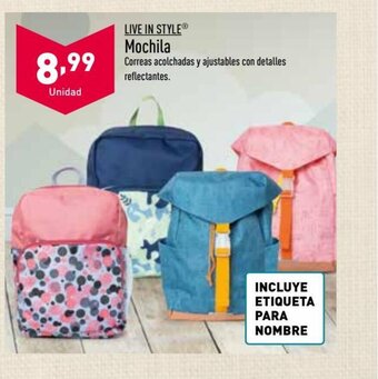 ALDI Live In style Mochila oferta