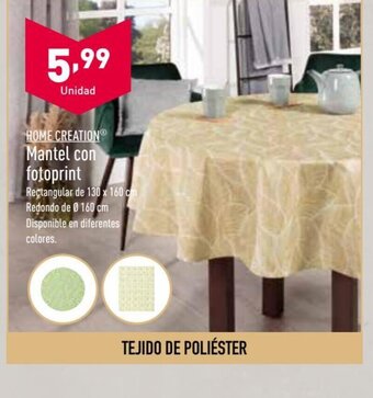 ALDI Mantel Con Fotoprint oferta