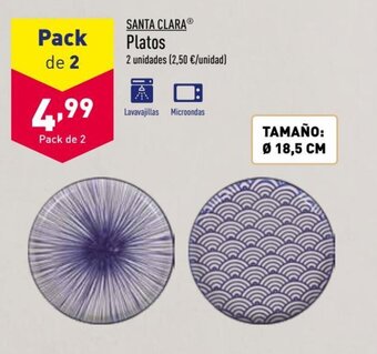 ALDI Santa Clara Platos oferta