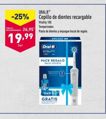 ALDI Oral-B Cepillo de Dientes Recargable oferta