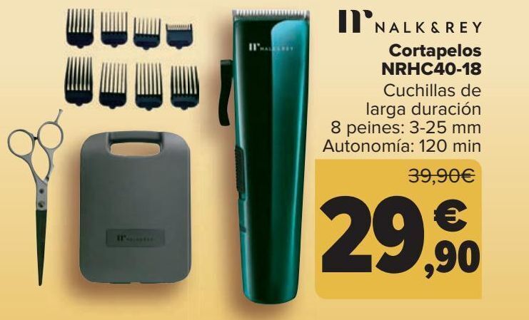 Carrefour Nalk&rey cortapelos nrhc40-18 oferta