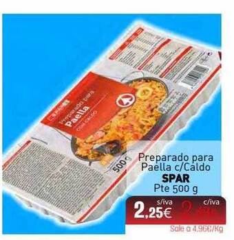 Cuevas Cash Preparado para paella c- caldo spar pte oferta