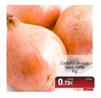 Cuevas Cash Cebolla granel saco kg oferta