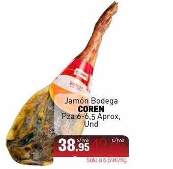 Cuevas Cash Jamón bodega coren oferta