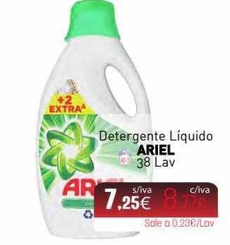 Cuevas Cash Detergente líquido ariel oferta