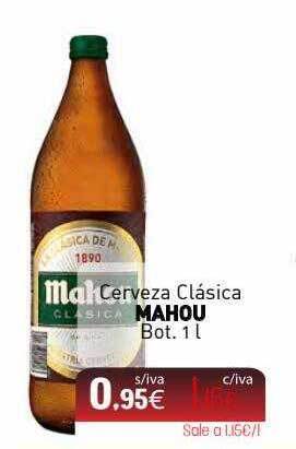 Cuevas Cash Cerveza clásica mahou bot oferta