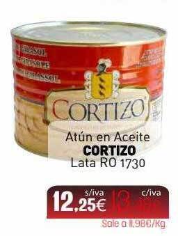 Cuevas Cash Atún en aceite cortizo lata ro 1730 oferta