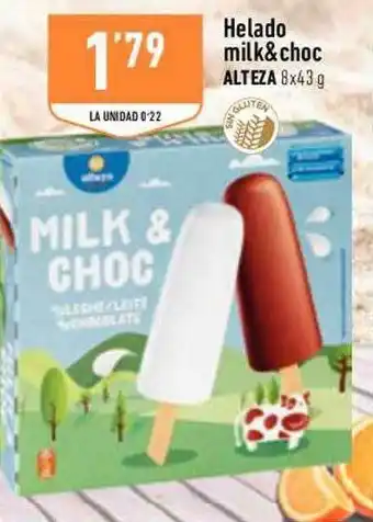 Supermercados Deza Helado milk&choc alteza oferta