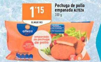 Supermercados Deza Pechuga de pollo empanada alteza oferta