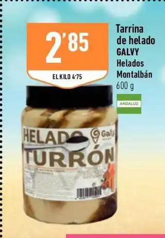 Supermercados Deza Tarrina de helado galvy helados montalbán oferta