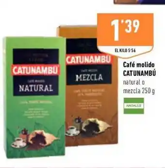 Café molido catunambú