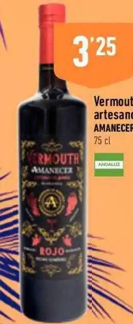 Supermercados Deza Vermouth artesano amanecer oferta