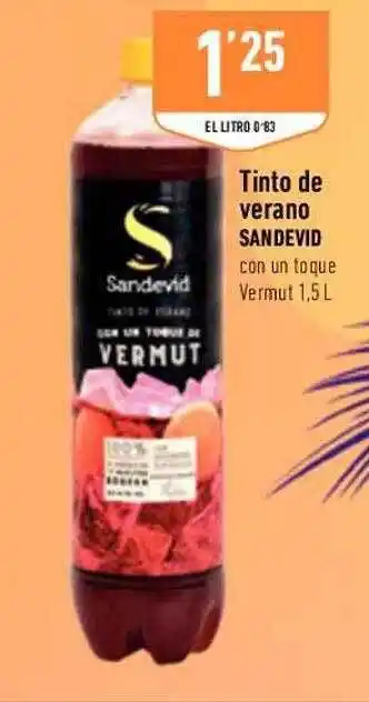 Supermercados Deza Tinto de verano sandevid oferta