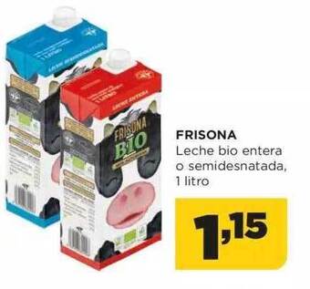 Alimerka Frisona leche bio entera o semidesnatada oferta