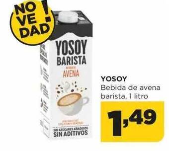 Alimerka Yosoy bebida de avena barista oferta