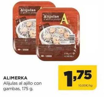 Alimerka Alimerka alijulas al ajillo con gambas oferta