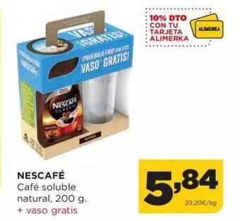 Alimerka Nescafé café soluble natural oferta