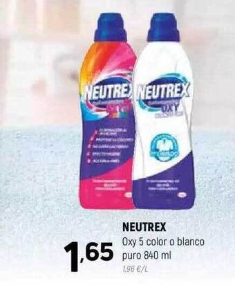 Coviran Neutrex oxy 5 color o blanco puro oferta