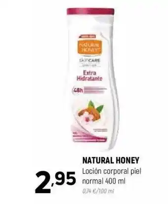 Coviran Natural honey lación corporal piel normal oferta