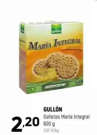 Coviran Gullón galletas maria integral oferta