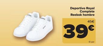 Carrefour Deportivo royal complete reebok hombre oferta