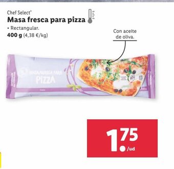 Lidl Masa Fresca Para Pizza oferta