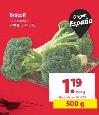 Lidl Brocoli oferta