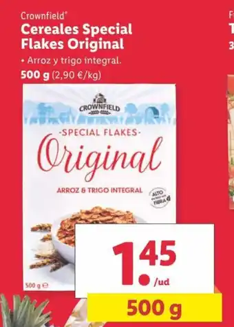 Lidl Cereales special flakes original oferta