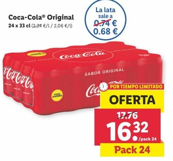 Lidl Coca-Cola original oferta