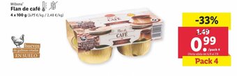 Lidl Flan de café oferta