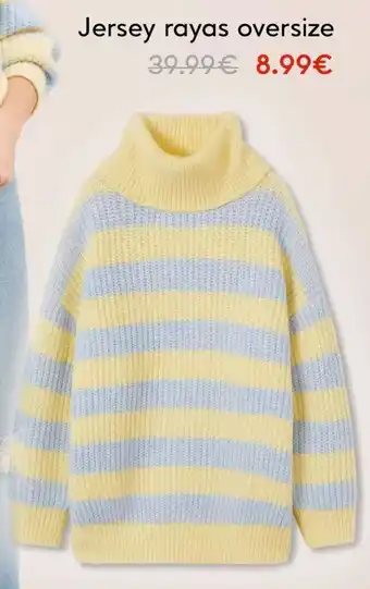 MANGO Jersey rayas oversize oferta