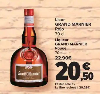 Carrefour Market Licor grand marnier rojo oferta