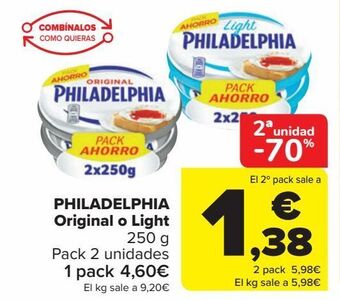 Carrefour Philadelphia original o light oferta
