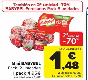 Carrefour Mini babybel oferta