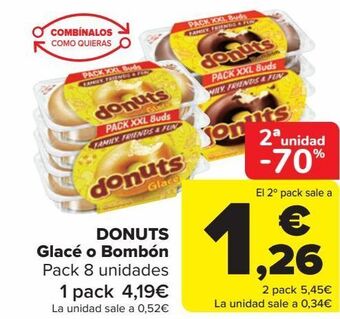 Carrefour Donuts glacé o bombón oferta