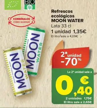 Carrefour Refrescos ecológicos moon water oferta