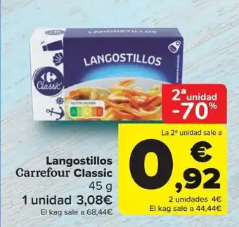 Carrefour Langostillos carrefour classic oferta
